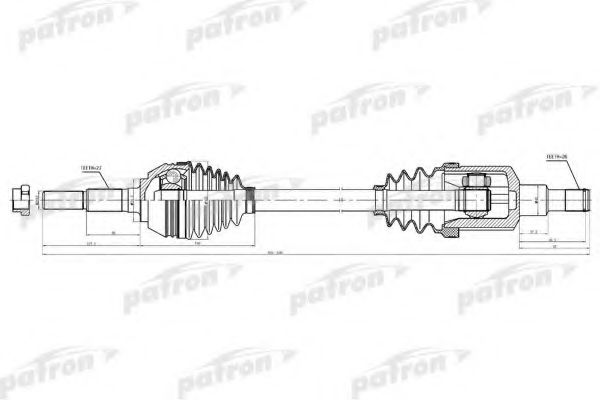 Приводной вал GSP 221001