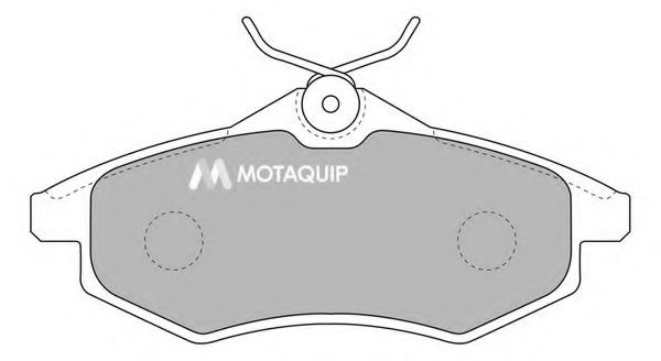 Комплект тормозных колодок, дисковый тормоз MOTAQUIP LVXL1032