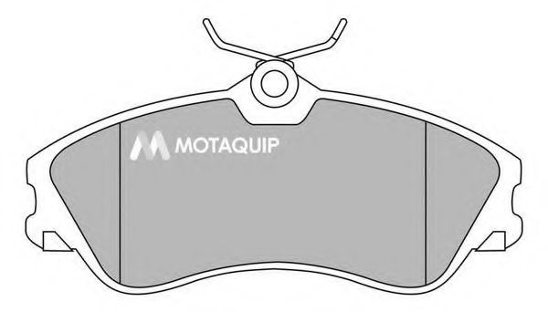 Комплект тормозных колодок, дисковый тормоз MOTAQUIP LVXL239