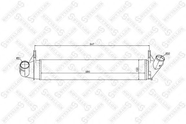 Интеркулер STELLOX 10-40011-SX
