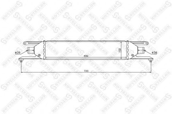Интеркулер STELLOX 10-40201-SX