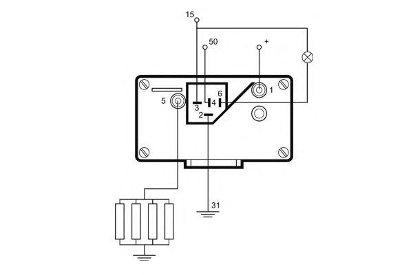 Блок управления, время накаливания NAGARES 03240