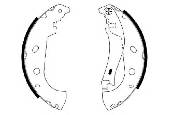 Комплект тормозных колодок HELLA PAGID 8DB 355 001-841