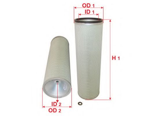 Воздушный фильтр SAKURA  Automotive A-5630