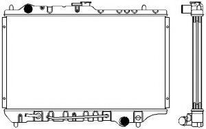 Радиатор, охлаждение двигателя SAKURA  Automotive 1451-0202