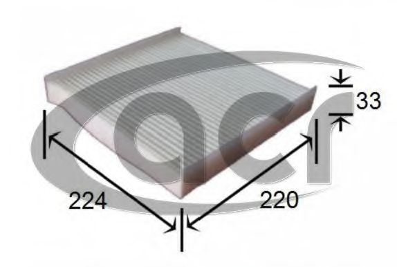 Фильтр, воздух во внутренном пространстве ACR 321492
