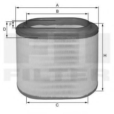 Воздушный фильтр FIL FILTER HP 2561