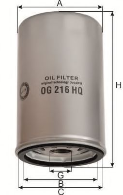 Масляный фильтр OSSCA 1181