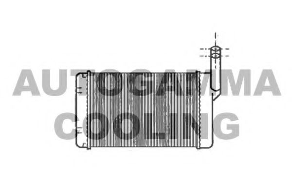 Теплообменник, отопление салона AUTOGAMMA 102542