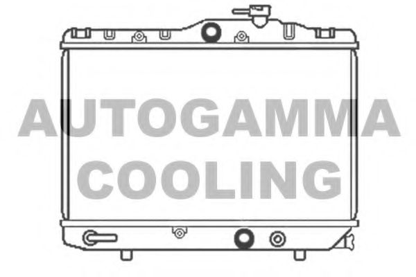 Радиатор, охлаждение двигателя AUTOGAMMA 103782