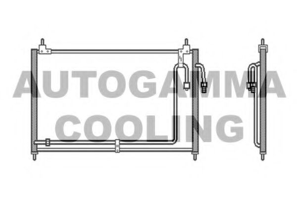 Конденсатор, кондиционер AUTOGAMMA 104003