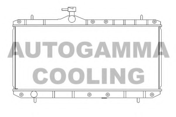 Радиатор, охлаждение двигателя AUTOGAMMA 104106