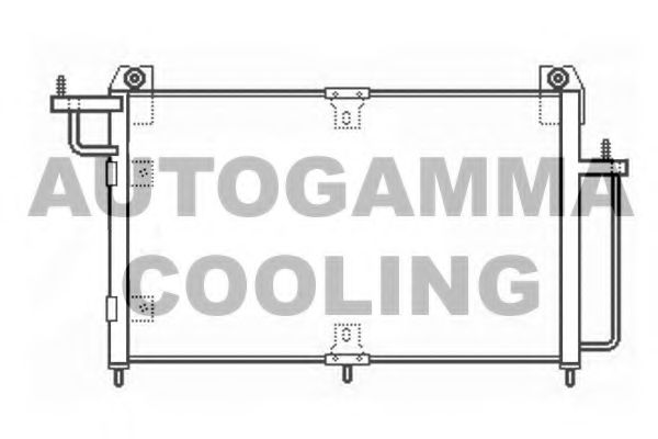 Конденсатор, кондиционер AUTOGAMMA 107173