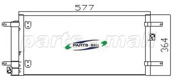 Конденсатор, кондиционер PARTS-MALL PXNC2-008