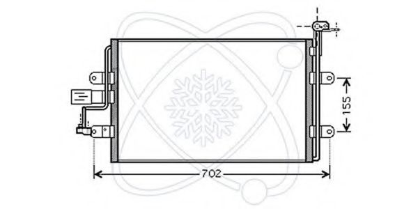 Конденсатор, кондиционер ELECTRO AUTO 30A0029