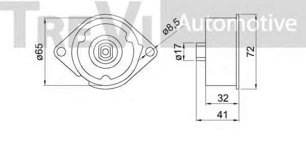 Амортизатор, поликлиновой ремень GATES T39091