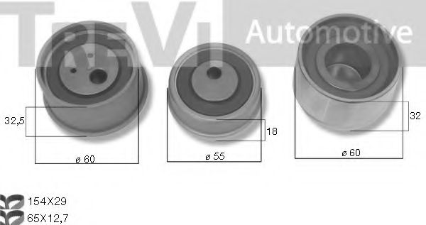 Комплект ремня ГРМ TREVI AUTOMOTIVE KD1509