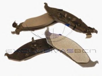 Комплект тормозных колодок, дисковый тормоз MDR MFP-2093