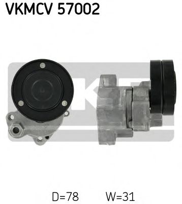 Натяжной ролик, поликлиновой  ремень SKF VKMCV 57002