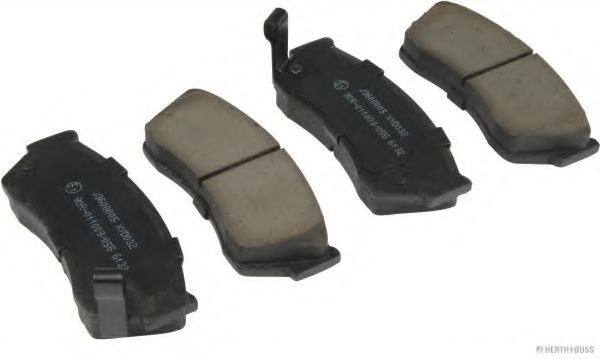 Комплект тормозных колодок, дисковый тормоз HERTH+BUSS JAKOPARTS J3608005