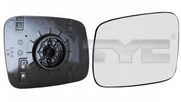 Зеркальное стекло, наружное зеркало TYC 337-0084-1