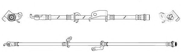 Тормозной шланг FERODO FHY3299