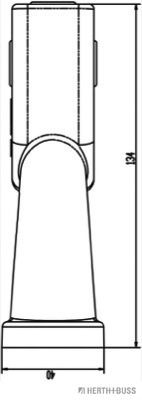 Габаритный фонарь HERTH+BUSS ELPARTS M841