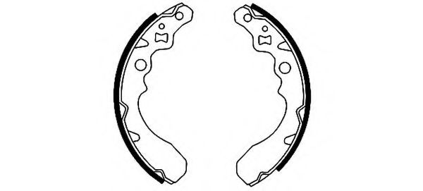 Комплект тормозных колодок MINTEX MFR562