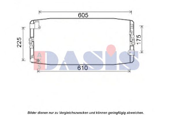 Конденсатор, кондиционер AKS DASIS 212077N