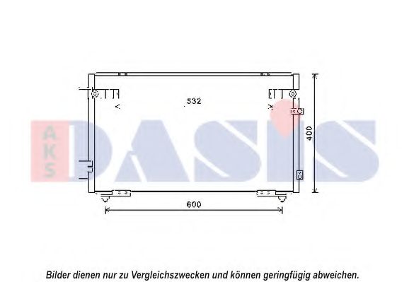 Конденсатор, кондиционер AKS DASIS 212086N