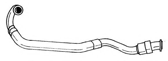 Труба выхлопного газа AKS DASIS SG13149