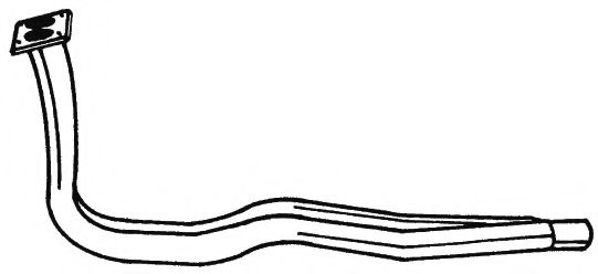Труба выхлопного газа AKS DASIS SG60107