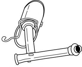 Средний глушитель выхлопных газов AKS DASIS SG45448
