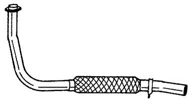 Труба выхлопного газа AKS DASIS SG40131
