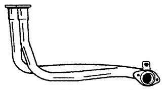 Труба выхлопного газа AKS DASIS SG40123