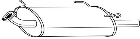 Глушитель выхлопных газов конечный AKS DASIS SG38633