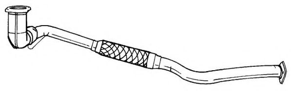 Труба выхлопного газа AKS DASIS SG16133