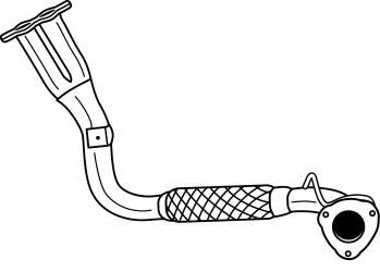 Труба выхлопного газа AKS DASIS SG13156