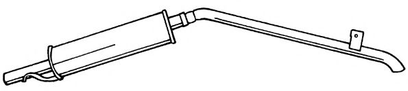 Глушитель выхлопных газов конечный AKS DASIS SG12600