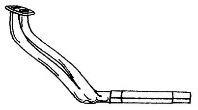 Труба выхлопного газа AKS DASIS SG12139
