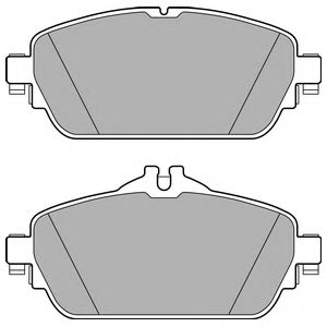 Комплект тормозных колодок, дисковый тормоз DELPHI LP2764