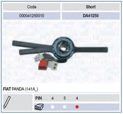 Выключатель на колонке рулевого управления MAGNETI MARELLI 41250