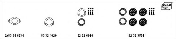 Система выпуска ОГ HJS MT-Fi162