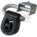 Кронштейн, система выпуска ОГ HJS 83 11 1958