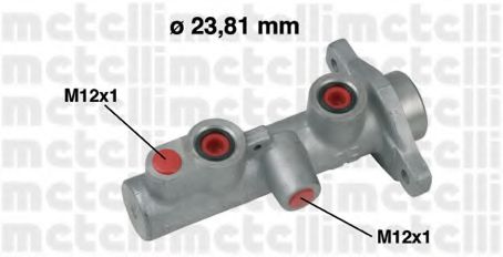 Главный тормозной цилиндр METELLI 05-0651