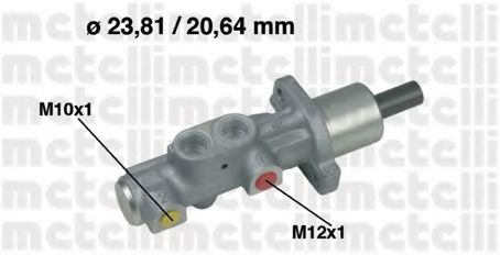 Главный тормозной цилиндр METELLI 05-0576