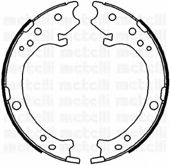 Комплект тормозных колодок, стояночная тормозная система METELLI 53-0161