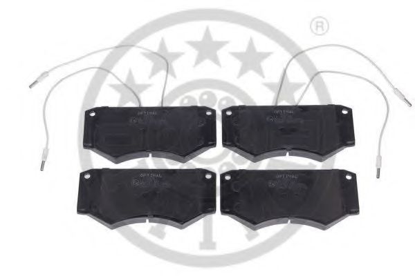 Комплект тормозных колодок, дисковый тормоз OPTIMAL 9523