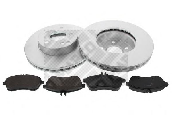 Комплект тормозов, дисковый тормозной механизм MAPCO 47820HPS