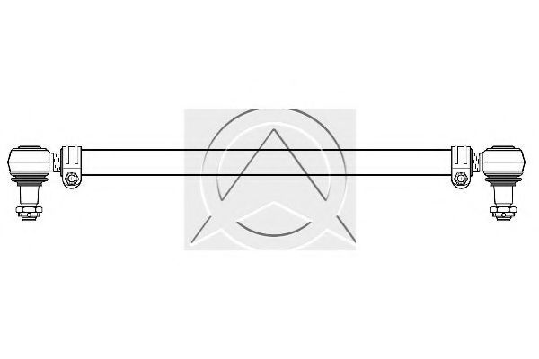 Поперечная рулевая тяга SIDEM 686237